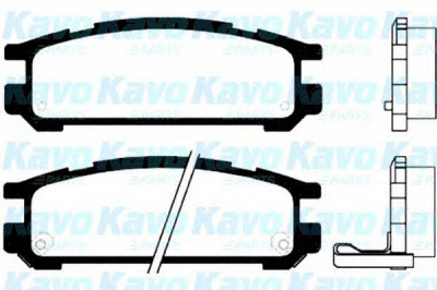 KAVO PARTS bp8012 -  Комплект тормозных колодок, дисковый тормоз